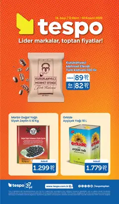 Tespo Tespo Katalog 12.10.2026 - Broşürünün önizlemesi