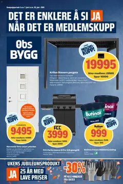 Forhåndsvis Obs Bygg kundeavis fra butikk Obs Bygg gyldig fra 07/06/2026