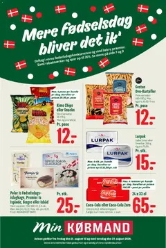 Eksempel på tilbudsavis Min Købmand - Tilbudsavis uge 35 fra butik Min Købmand gyldig fra 21/08/2026