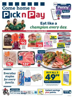 Preview of Pick n Pay flyer valid from 07/09/2026