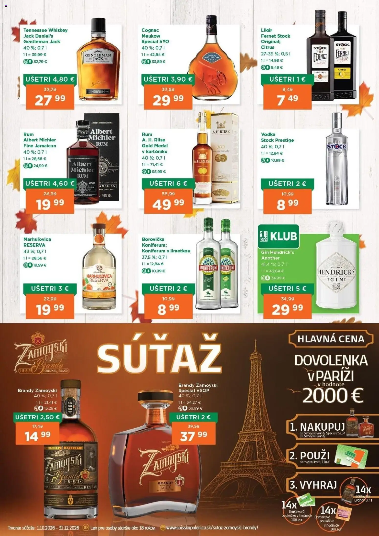 Náhľad 1day letáku platného od 22.10.2026