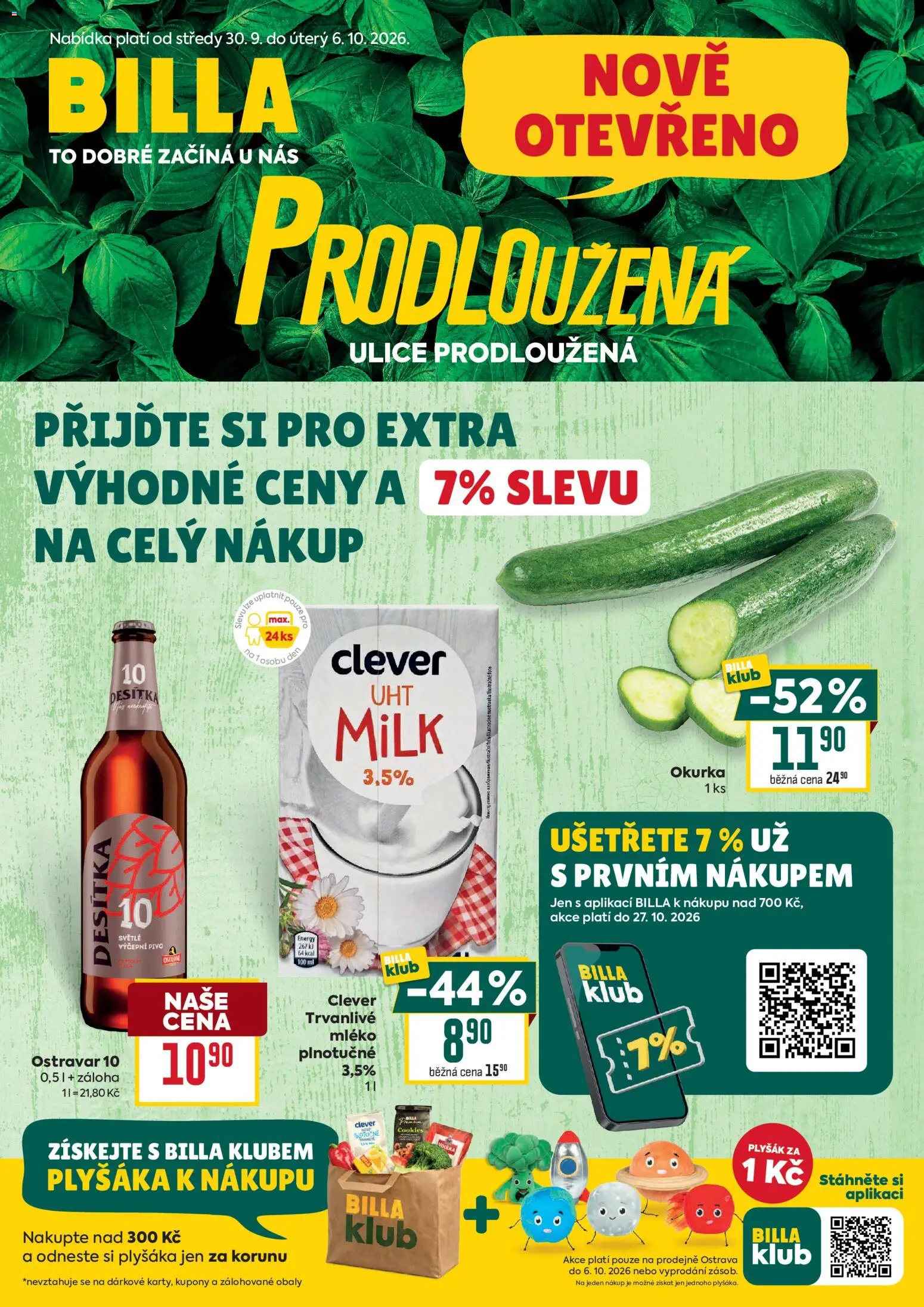 Náhled nabídky: Billa Billa leták - Ostrava platný od 30.09.2026