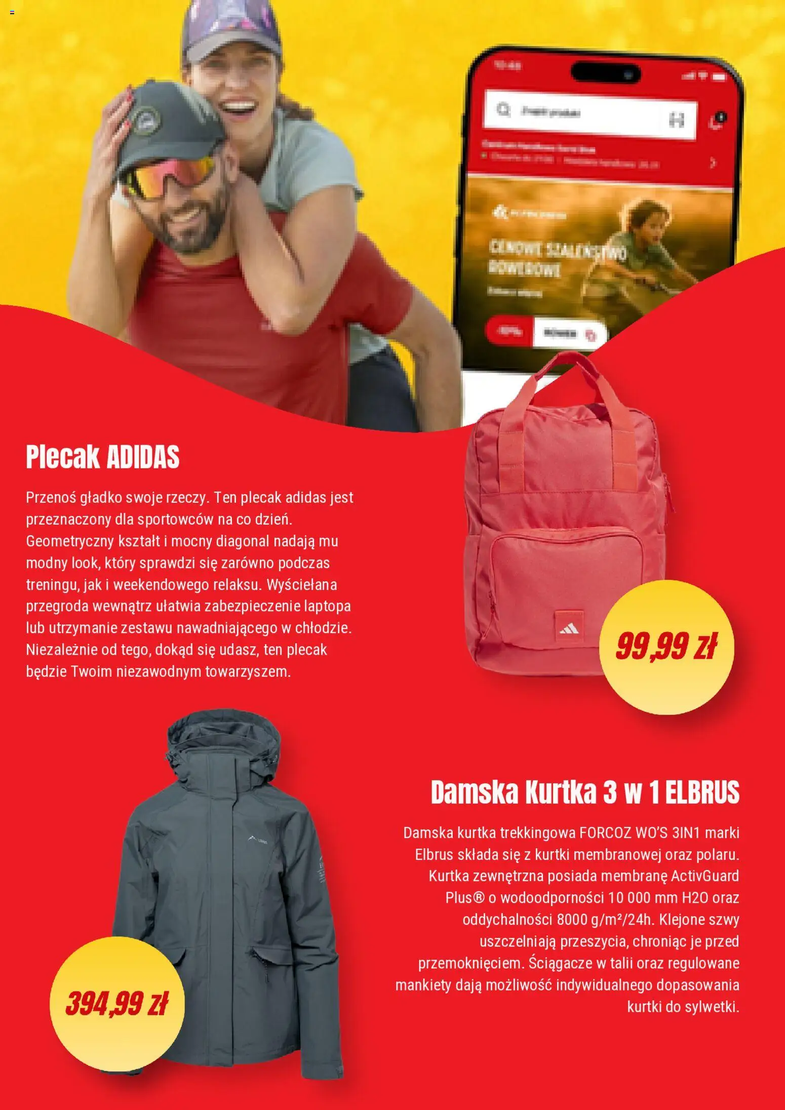 Pogląd gazetki "Martes sport promocje" ze sklepu Martes sport ważnej od 08.10.2026 - Plecak, Kurtka