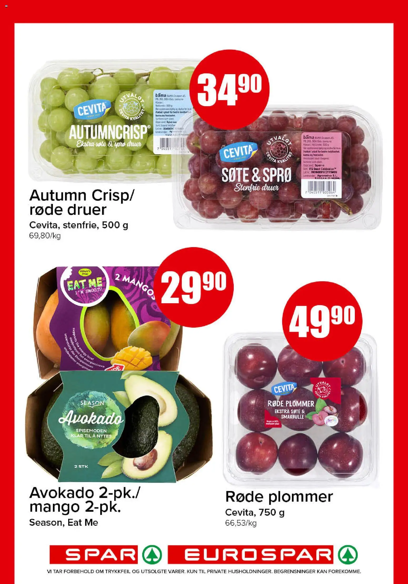 Forhåndsvis Spar kundeavis fra butikk Spar gyldig fra 26/10/2026
