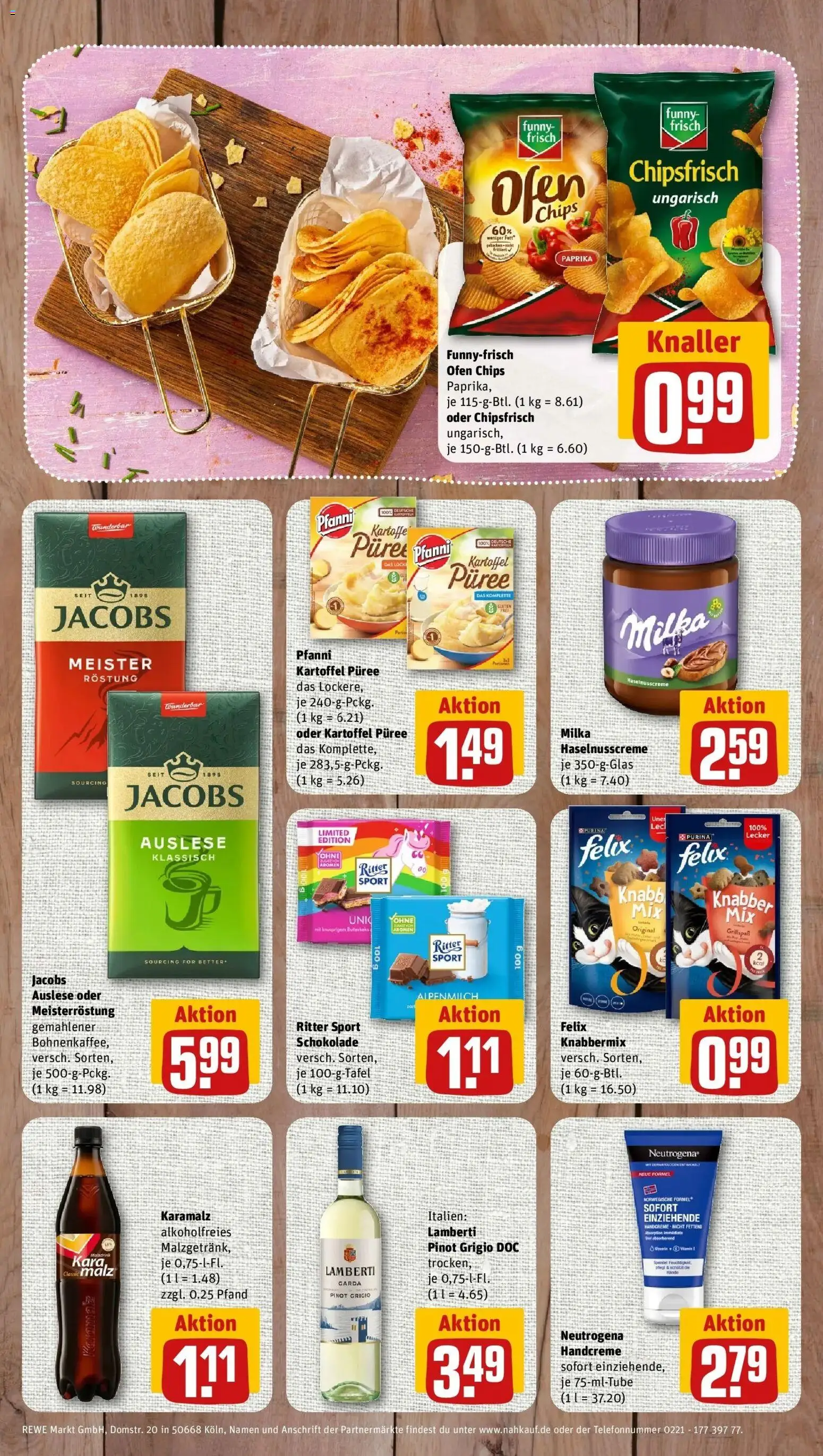 Vorschau von dem Prospekt des Geschäftes Rewe, gültig ab dem 26.10.2026