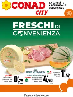 Anteprima dell'opuscolo Conad volantino City Campania dal negozio Conad valido da 10/08/2026