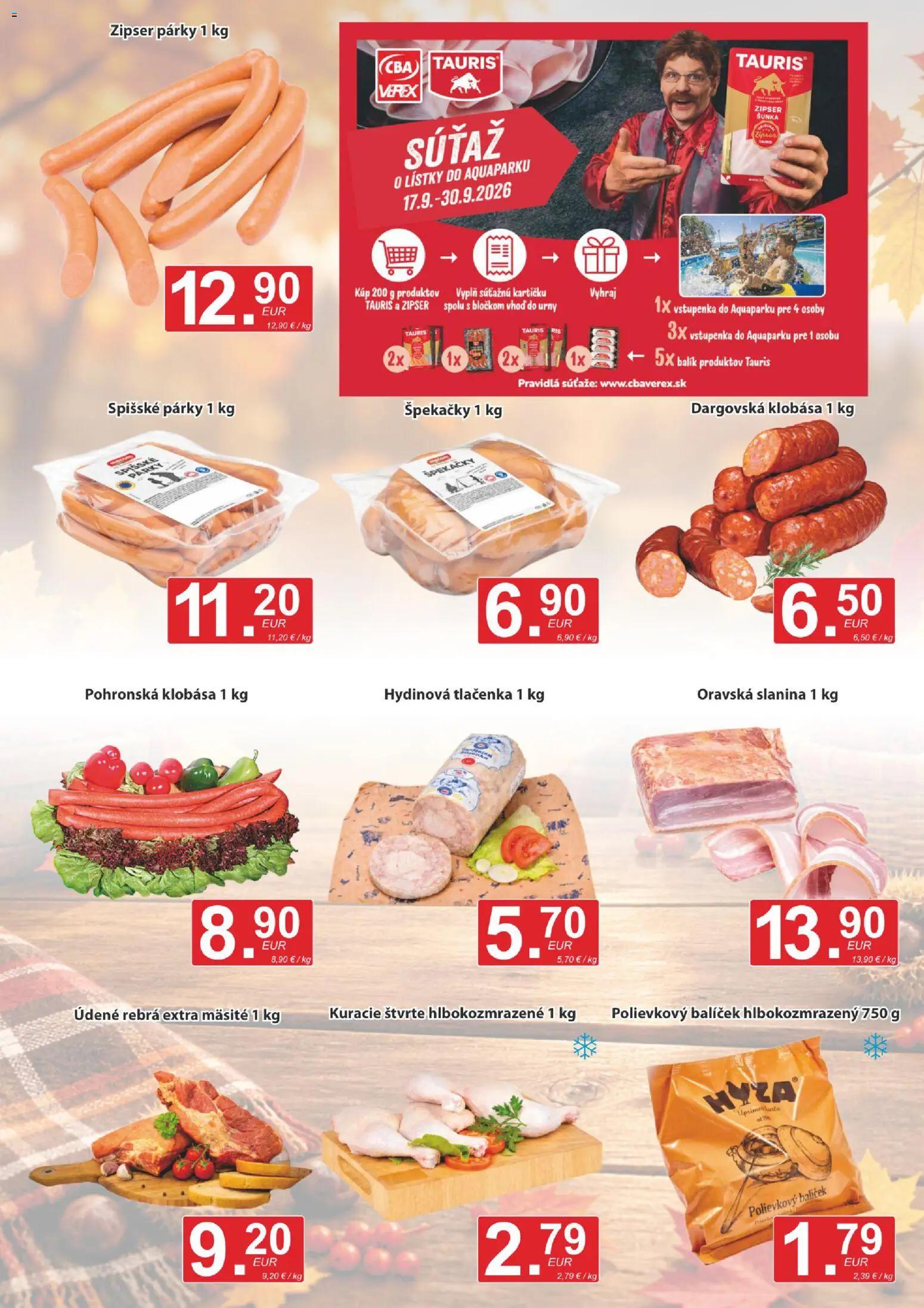 Náhľad CBA Verex letáku platného od 17.09.2026