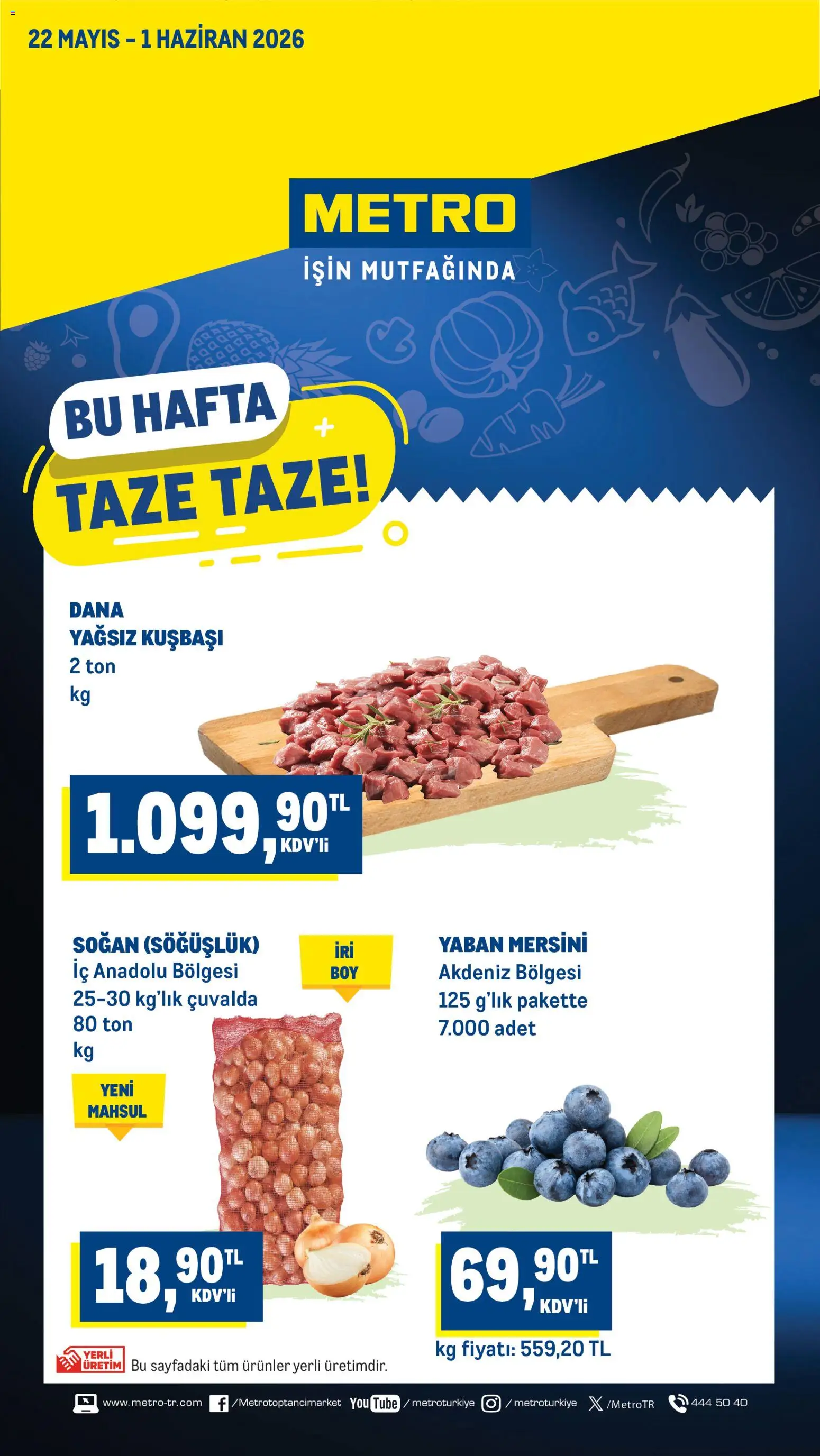 Metro Metro Katalog 22.05.2026 - Broşürünün önizlemesi