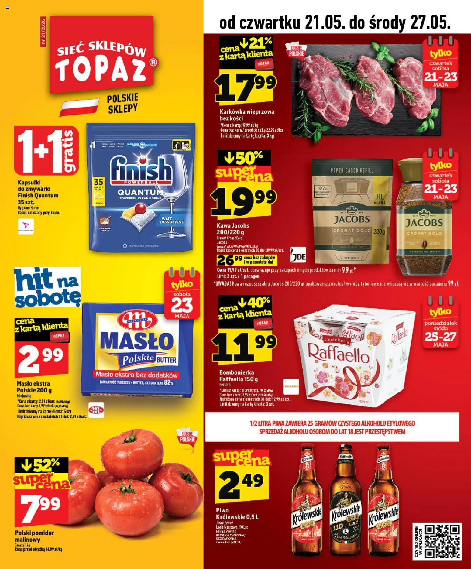 Pogląd gazetki "Topaz gazetka - MAZ" ze sklepu Topaz ważnej od 21.05.2026