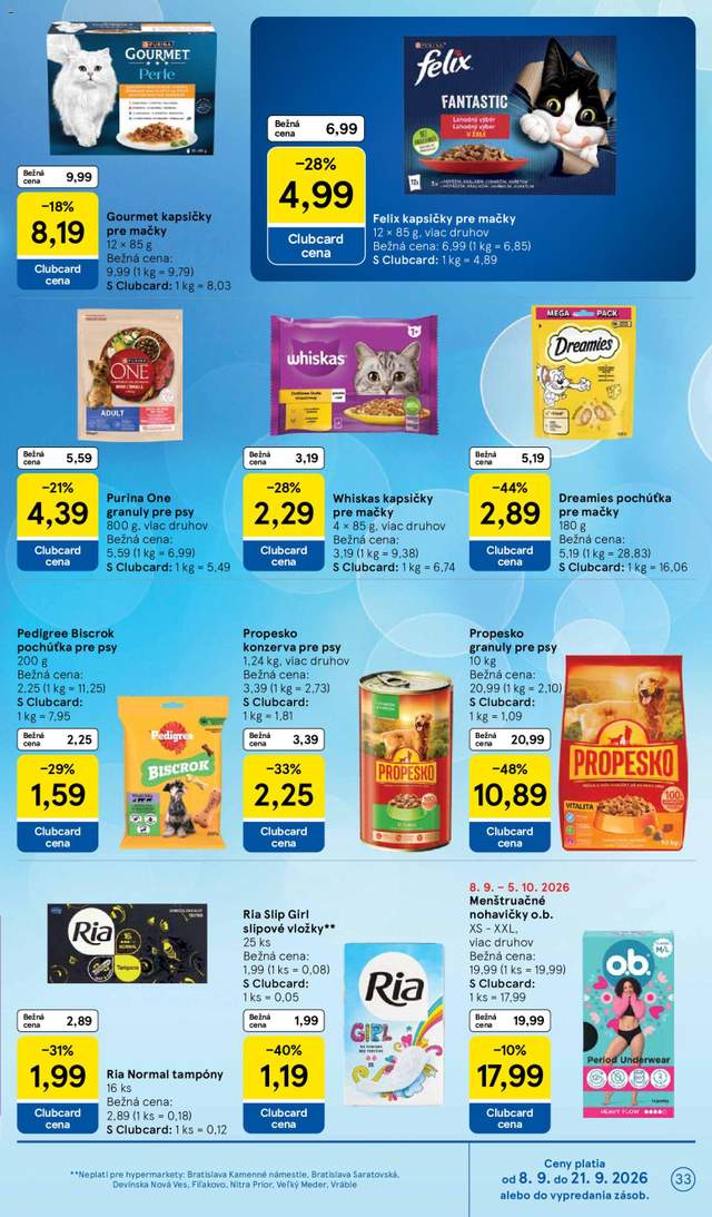 Nový Tesco leták od 09.09.
