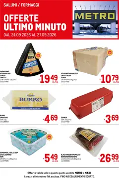 Anteprima dell'opuscolo Metro volantino Offerte freschi dal negozio Metro valido da 24/09/2026