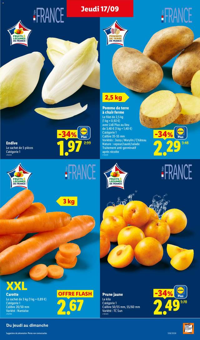Nouveau catalogue Lidl à partir du 17/09