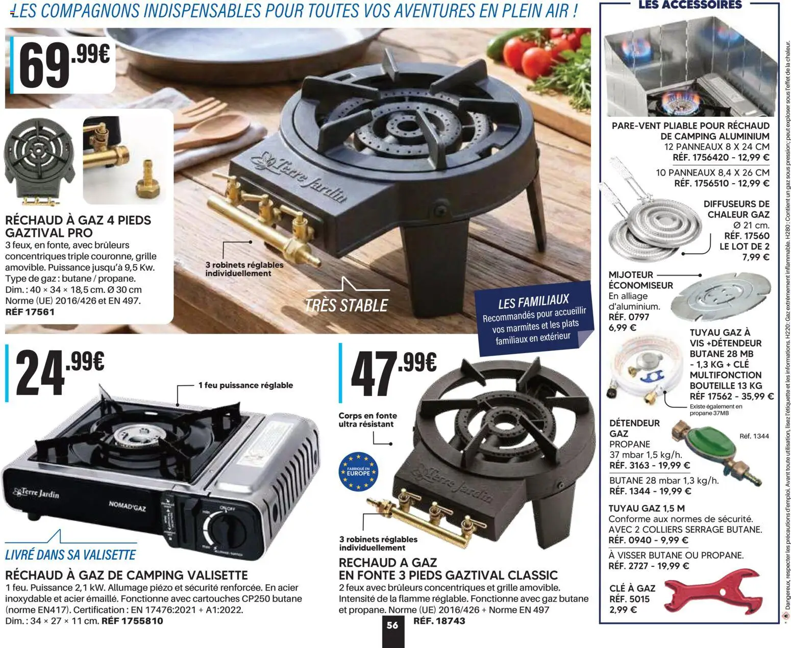 Prévisualisation de Shopix Catalogue Autome-Hiver 2026/2027 du magasin Shopix formulaire valide 01/09/2026 - Camping, Livre, Clé, Tuyau, Bouteille, Réchaud