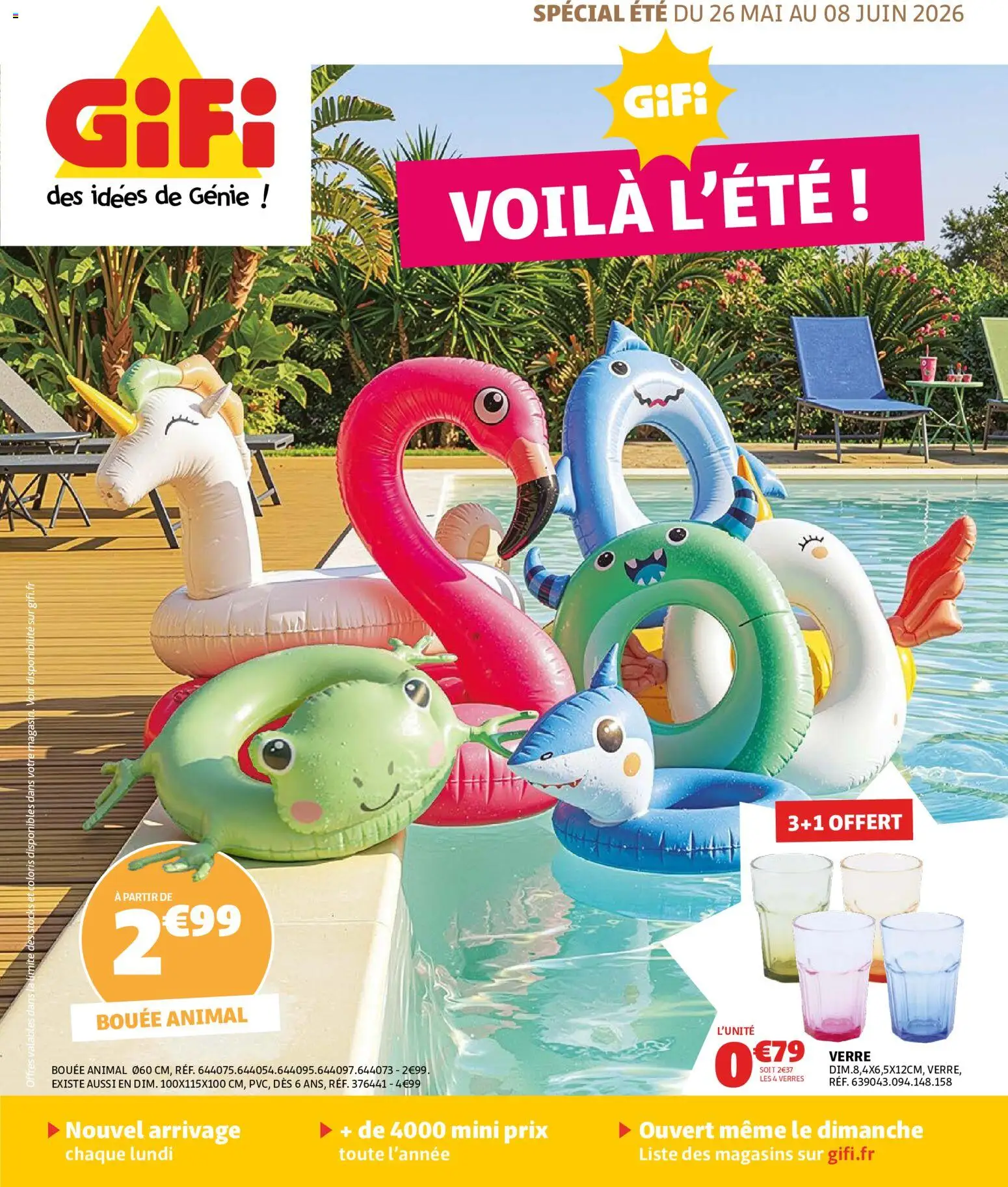 Prévisualisation de GiFi catalogue du magasin GiFi formulaire valide 26/05/2026 - Verres, Bouée