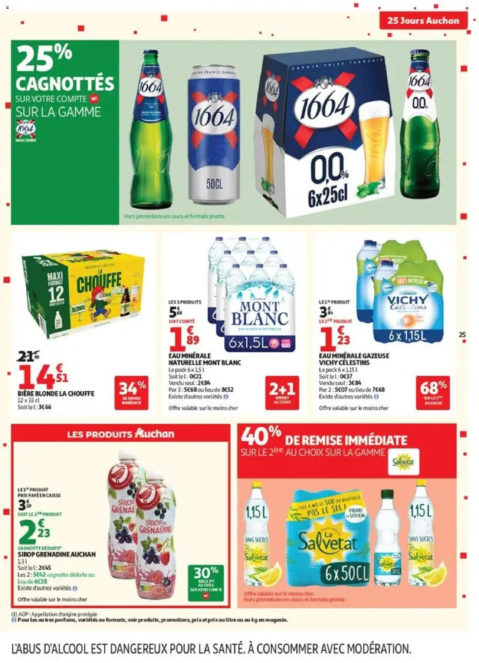 Prévisualisation de Auchan 25 jours 1 supers du magasin Auchan formulaire valide 27/10/2026