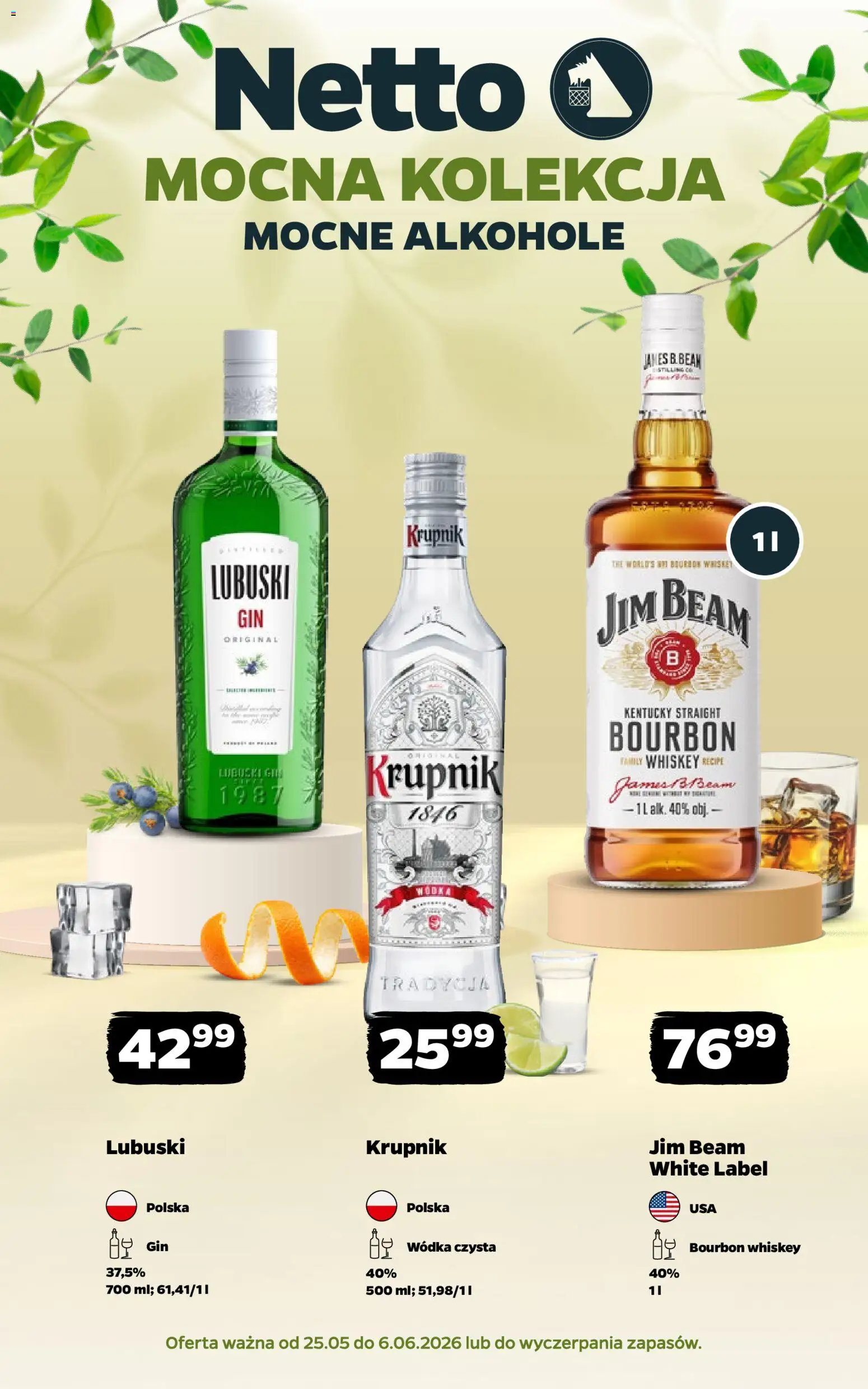 Pogląd gazetki "Netto gazetka - Alkohole mocne" ze sklepu Netto ważnej od 25.05.2026