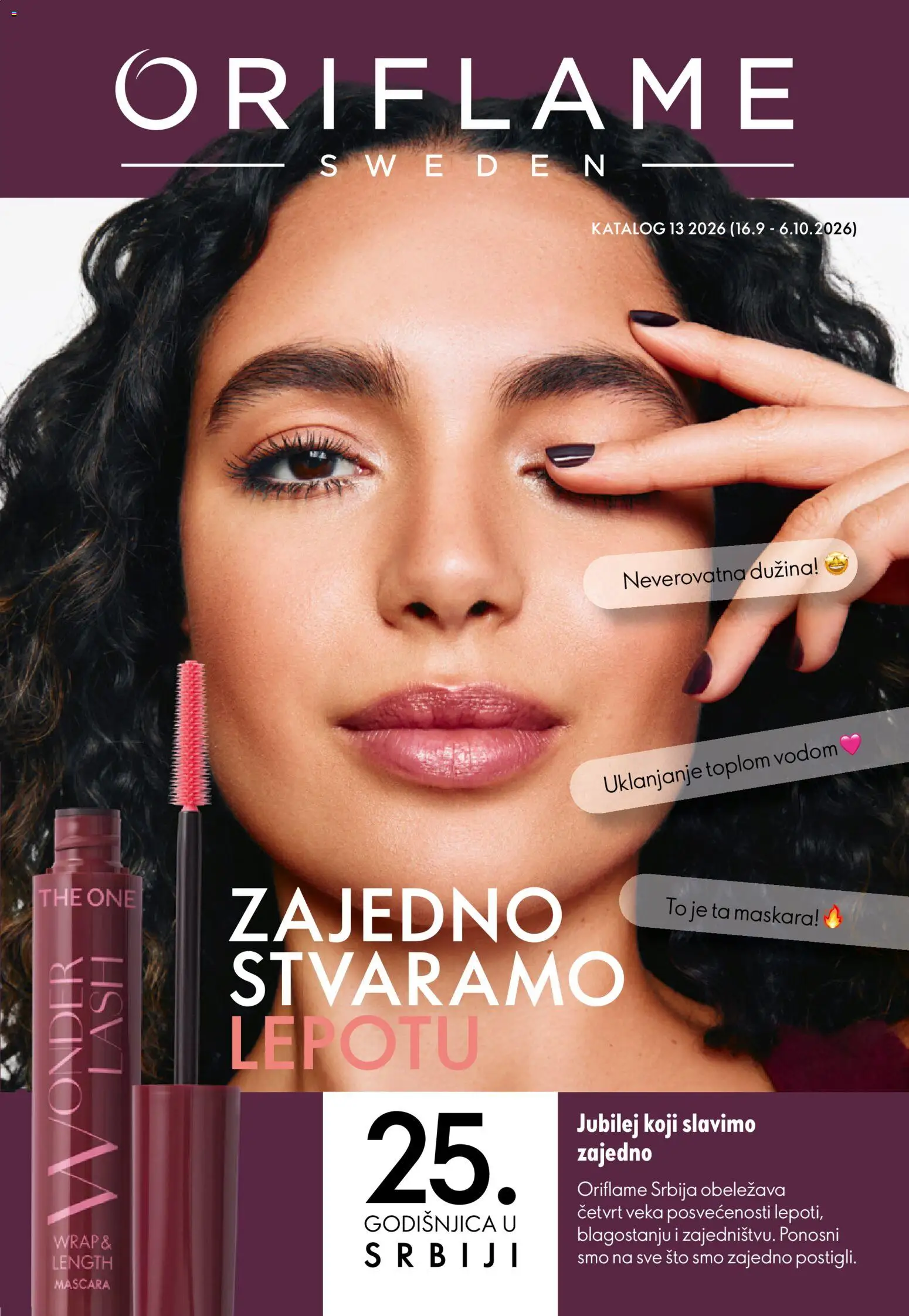 Pregled Oriflame kataloga - važi od 16.09.2026 - Sto, Maskara