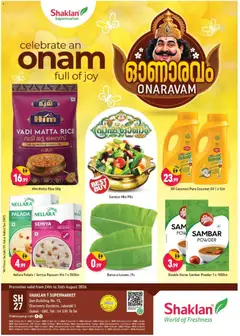 Preview of the catalogue Shaklan Celebrate Onam Full Of Joy - Shaklan 7 Supermarket, Zen Building, Jebel Ali of store Shaklan valid from 24 Aug, 2026