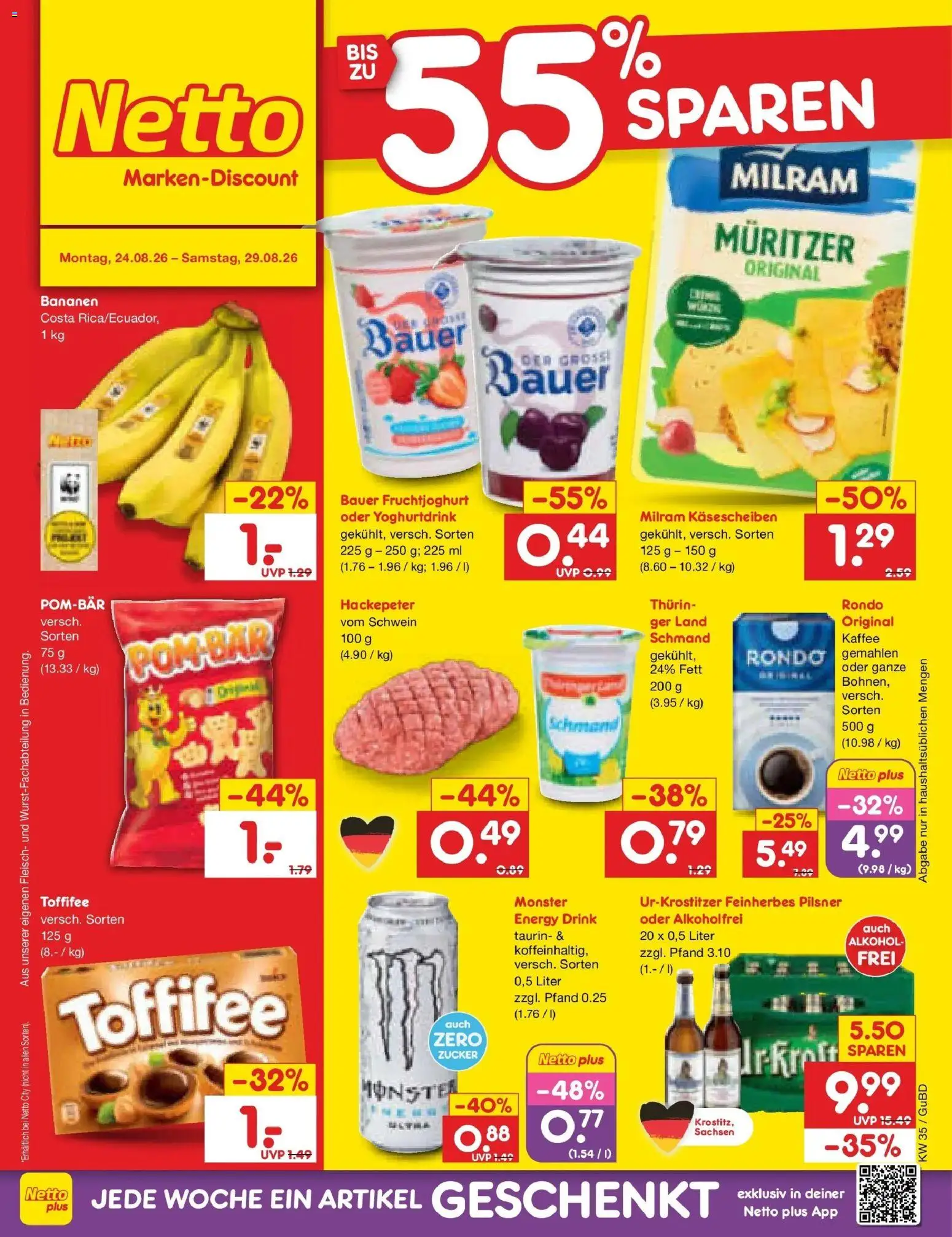 Vorschau von dem Prospekt des Geschäftes Netto Marken-Discount, gültig ab dem 24.08.2026