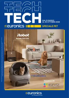 Anteprima dell'opuscolo Euronics volantino Pet dal negozio Euronics valido da 05/05/2026