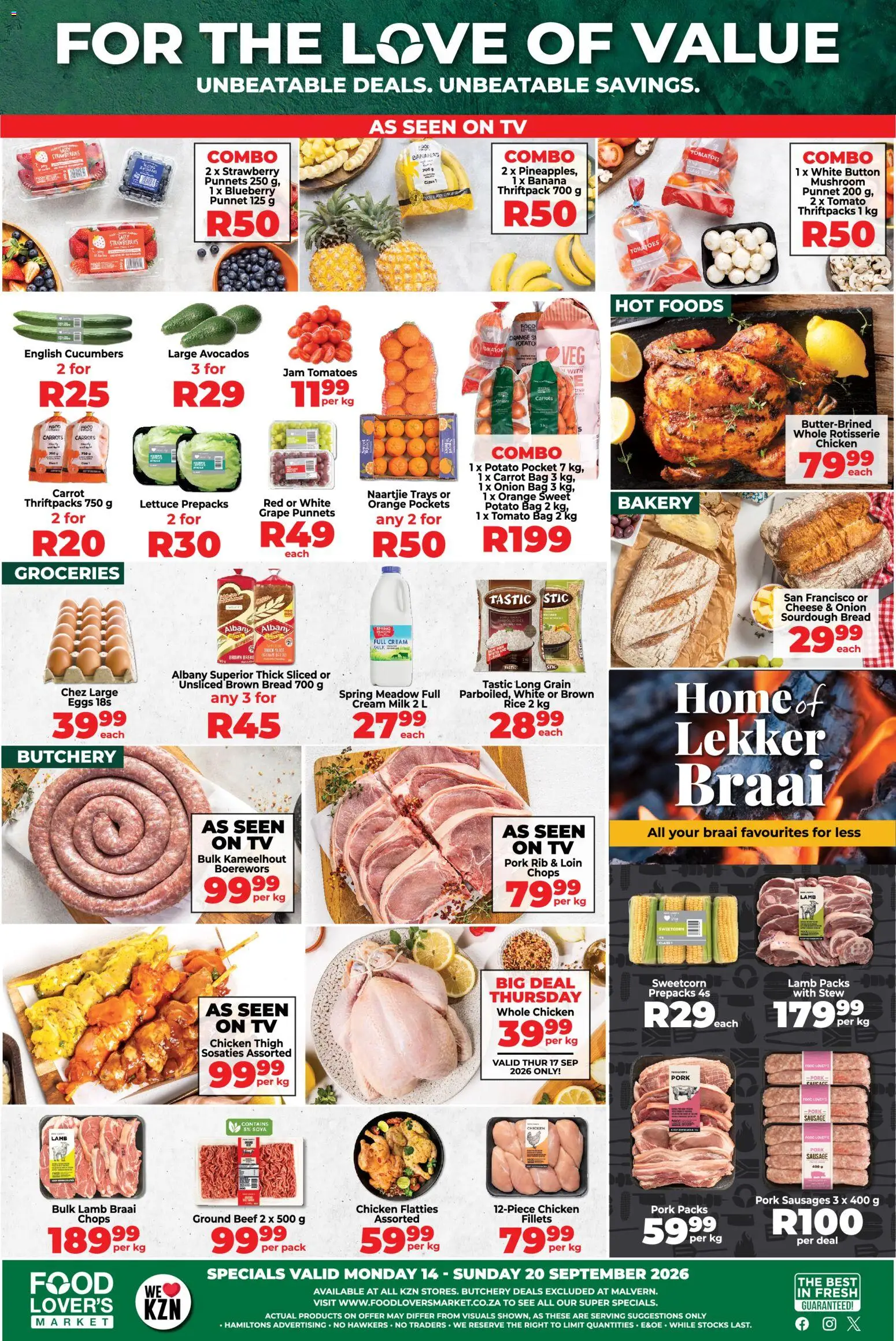 Preview of Food Lover's Market flyer valid from 14/09/2026