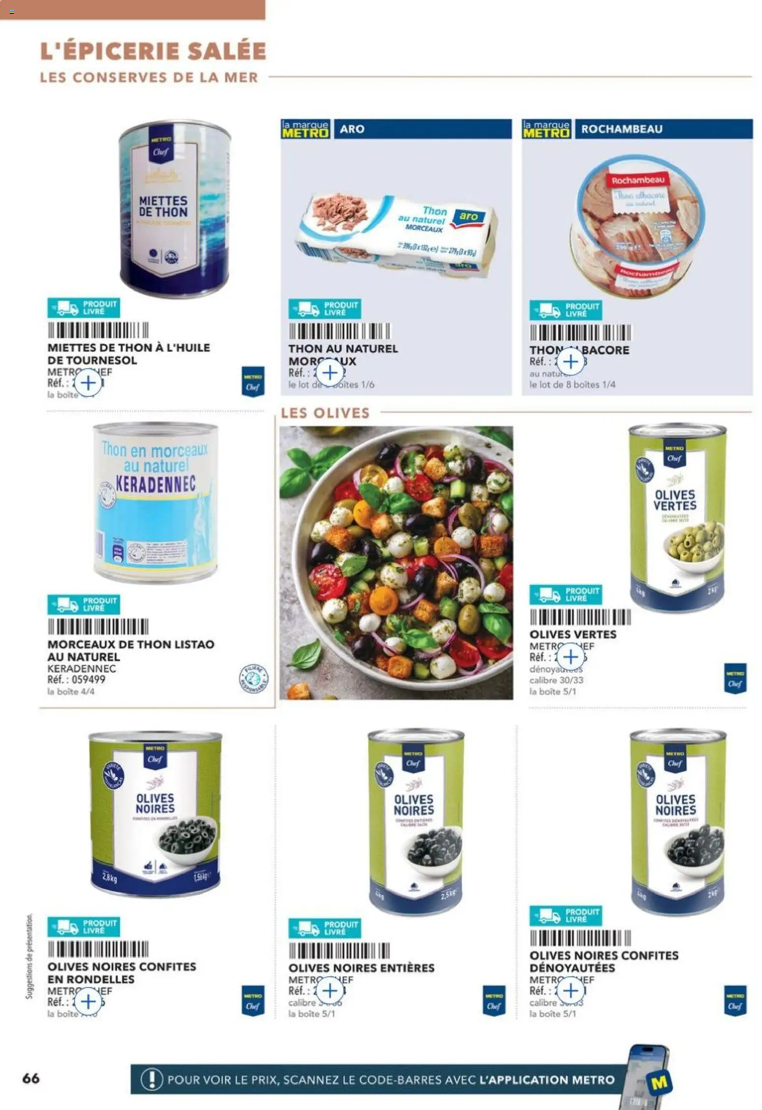 Prévisualisation de METRO - Guide Italie du magasin METRO formulaire valide 28/05/2026 - Livre, Thon, Olives, Conserves, Thon au naturel