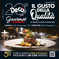 Anteprima dell'opuscolo Decò volantino Gourmet Sicilia dal negozio Decò valido da 08/05/2026