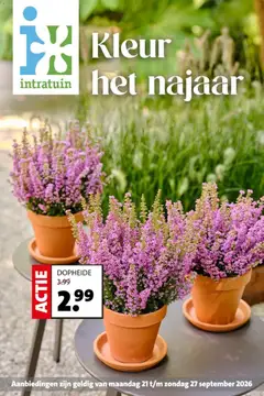 Voorbeeld van Intratuin folder van winkel Intratuin geldig vanaf 21-09-2026