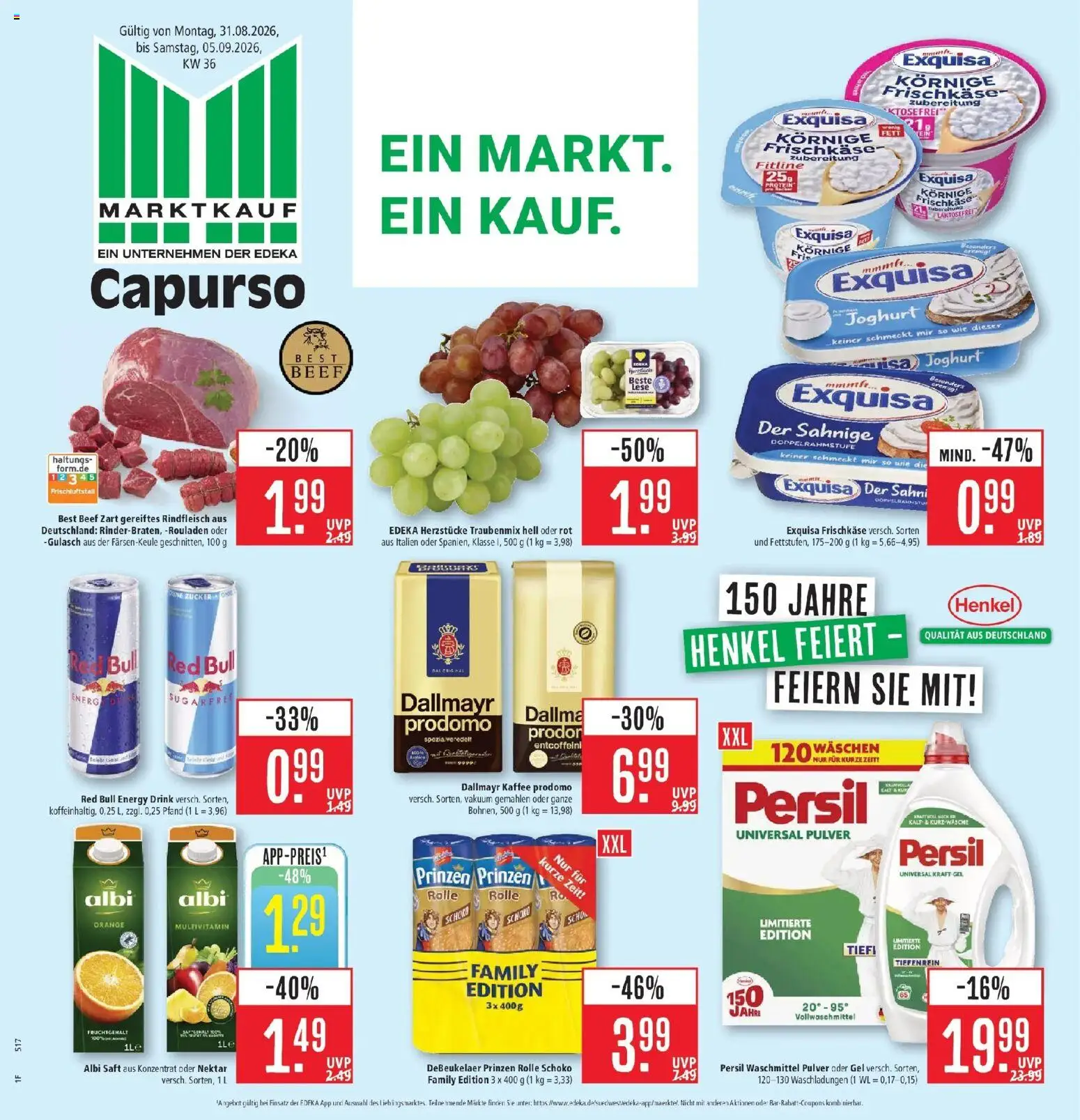 Vorschau von dem Prospekt des Geschäftes Marktkauf, gültig ab dem 31.08.2026