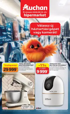 Auchan - Auchan Kéthetes Elektronikai ajánlatok megtekintése, amely érvényes 2026.09.10.-től