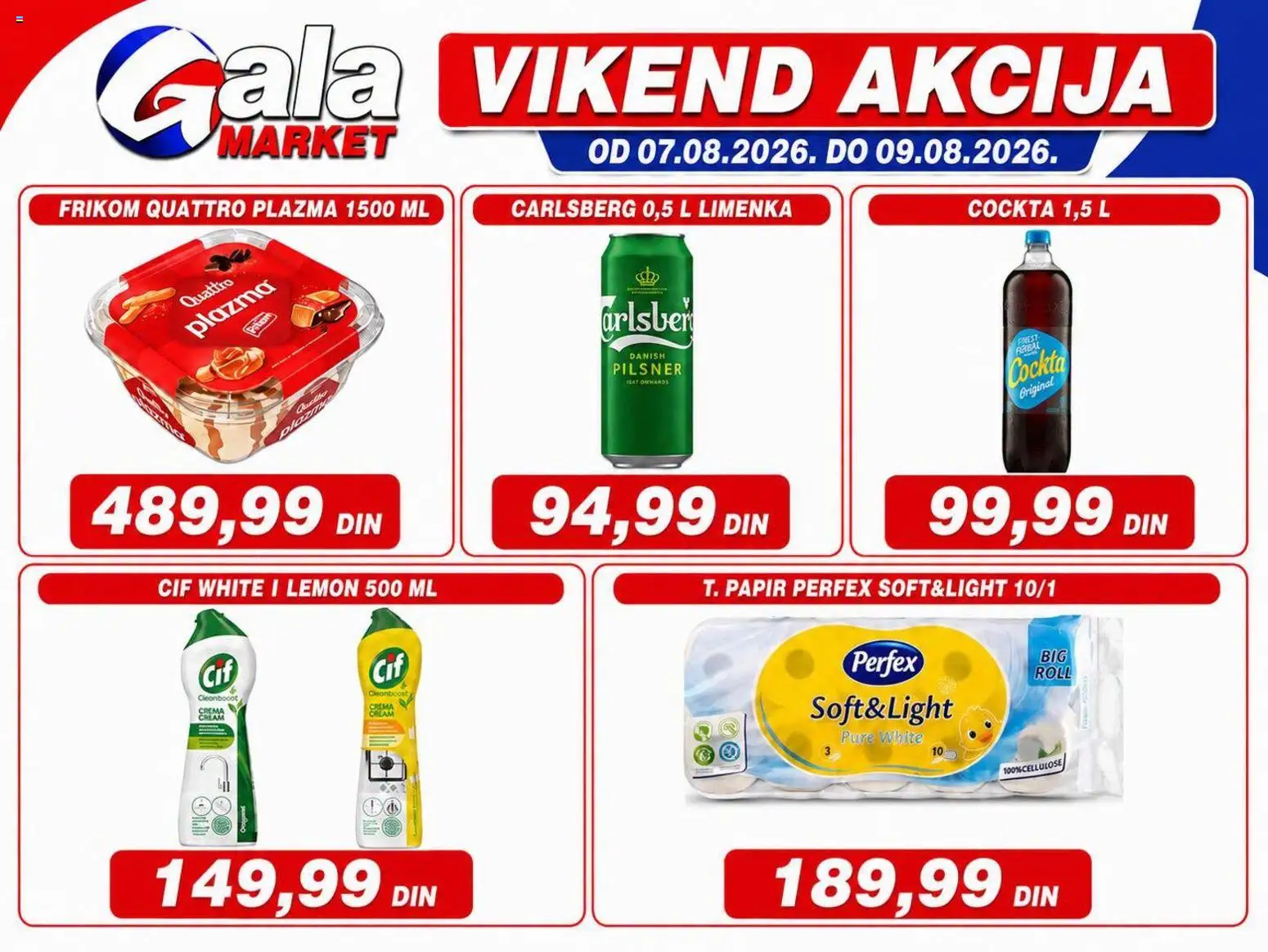 Pregled Gala MARKET kataloga - važi od 07.08.2026