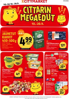 Kaupan K-Citymarket K-Citymarket tarjoukset esikatselu, voimassa 10/09/2026
