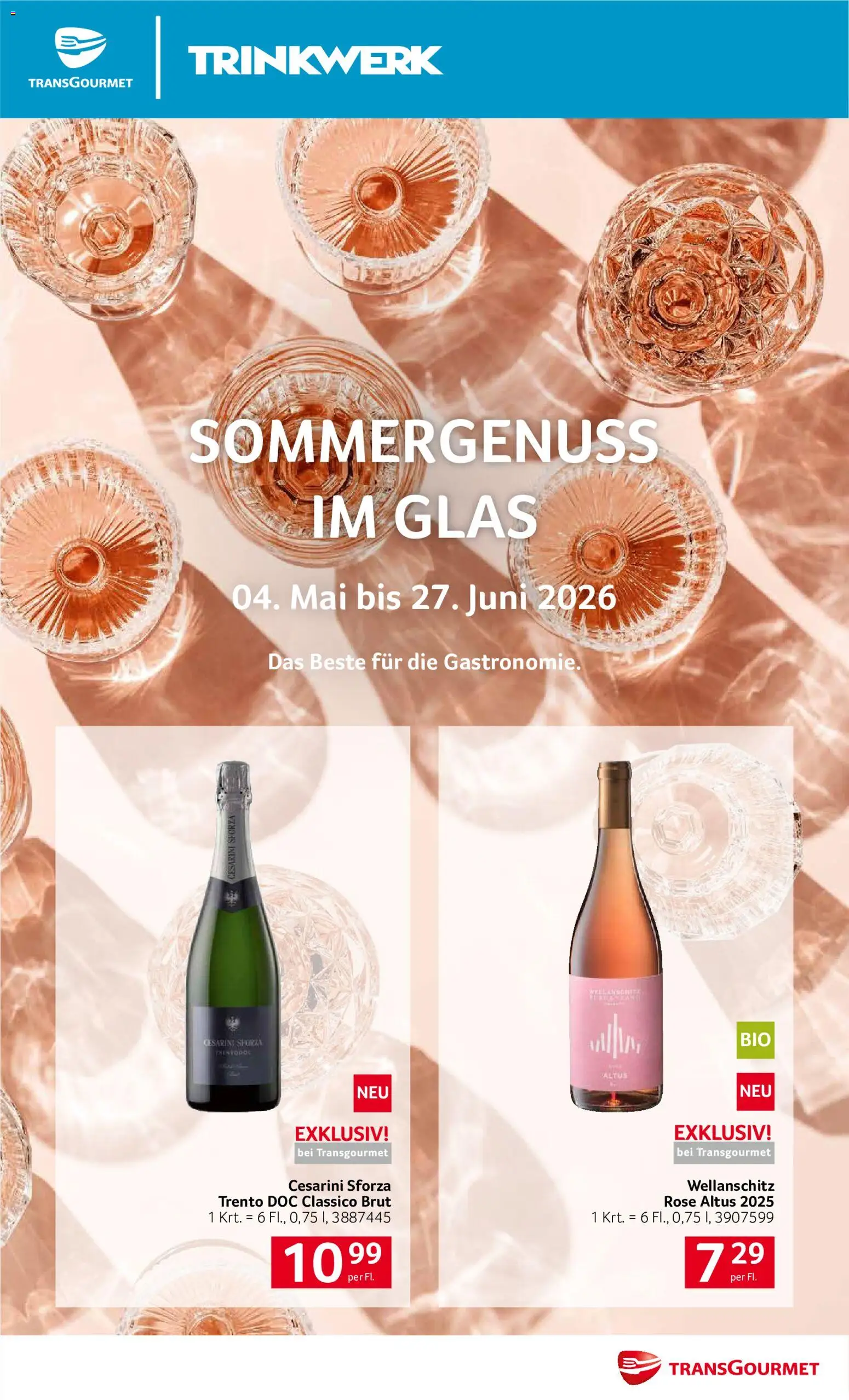 Vorschau der Angebote: Transgourmet Transgourmet Sommer Genuss Im Glass gültig ab 04.05.2026