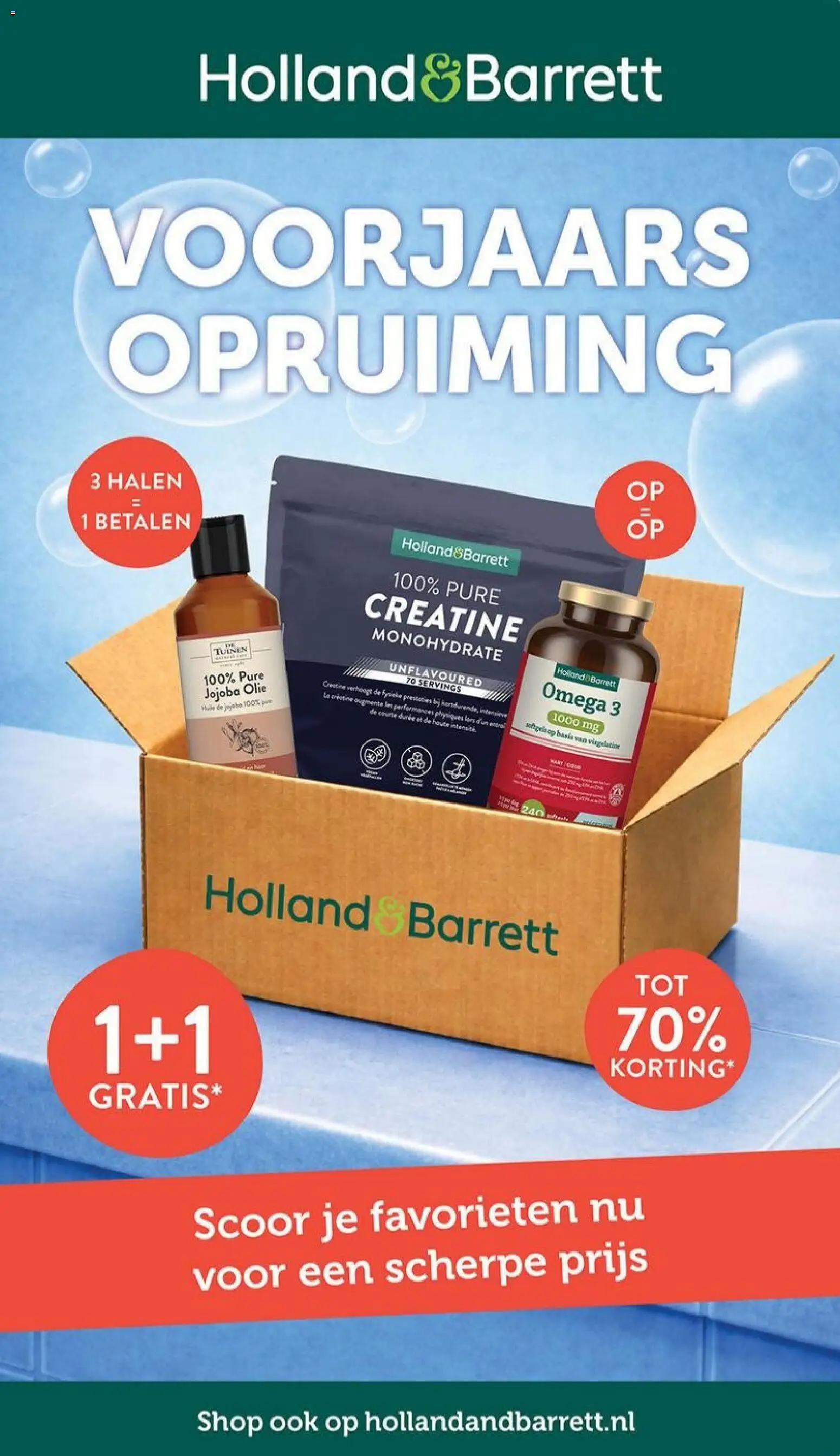 Voorbeeld van Holland & Barrett folder van winkel Holland & Barrett geldig vanaf 03-04-2026 - Omega 3, La, Omega, Olie