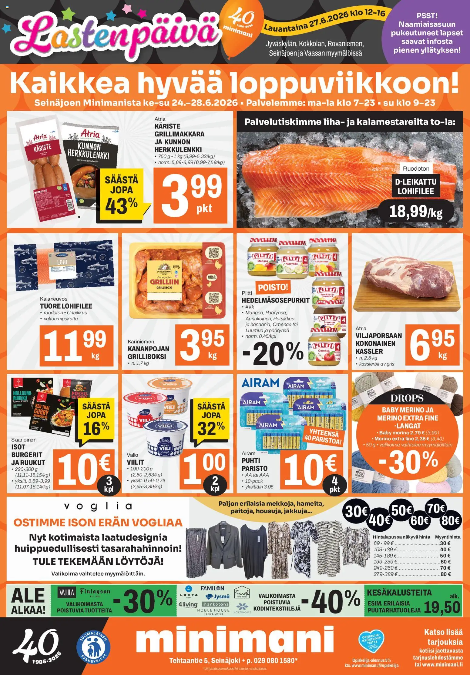 Kaupan Minimani Minimani tarjoukset - Seinäjoki esikatselu, voimassa 24/06/2026