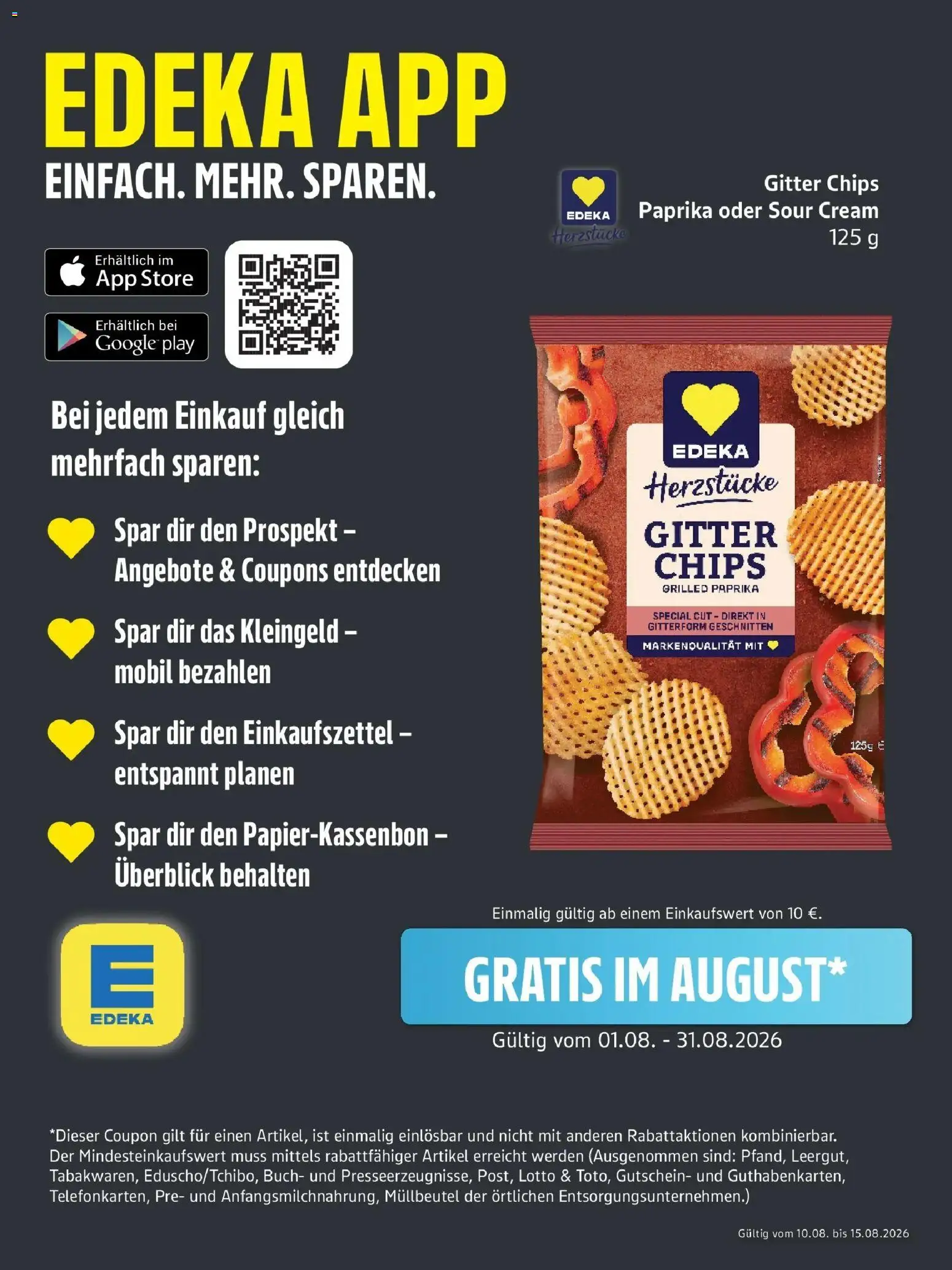 Vorschau von dem Prospekt des Geschäftes Edeka, gültig ab dem 10.08.2026