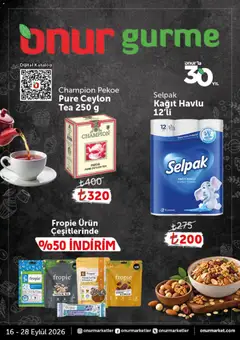 Onur Market Onur Market - Katalog Gurme 16.09.2026 - Broşürünün önizlemesi