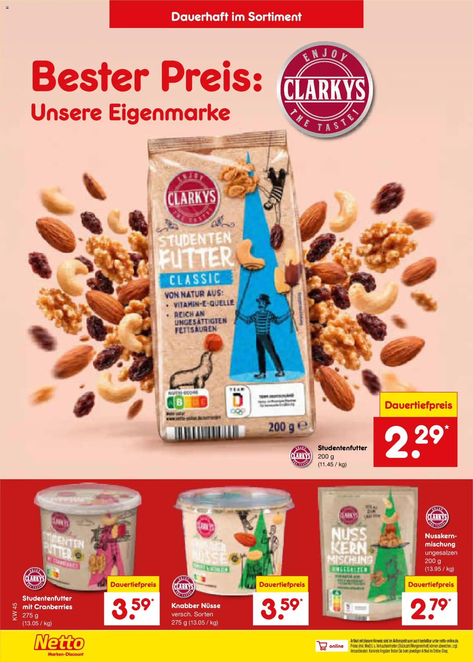 Vorschau von dem Prospekt des Geschäftes Netto Marken-Discount, gültig ab dem 02.11.2026 - Nüsse