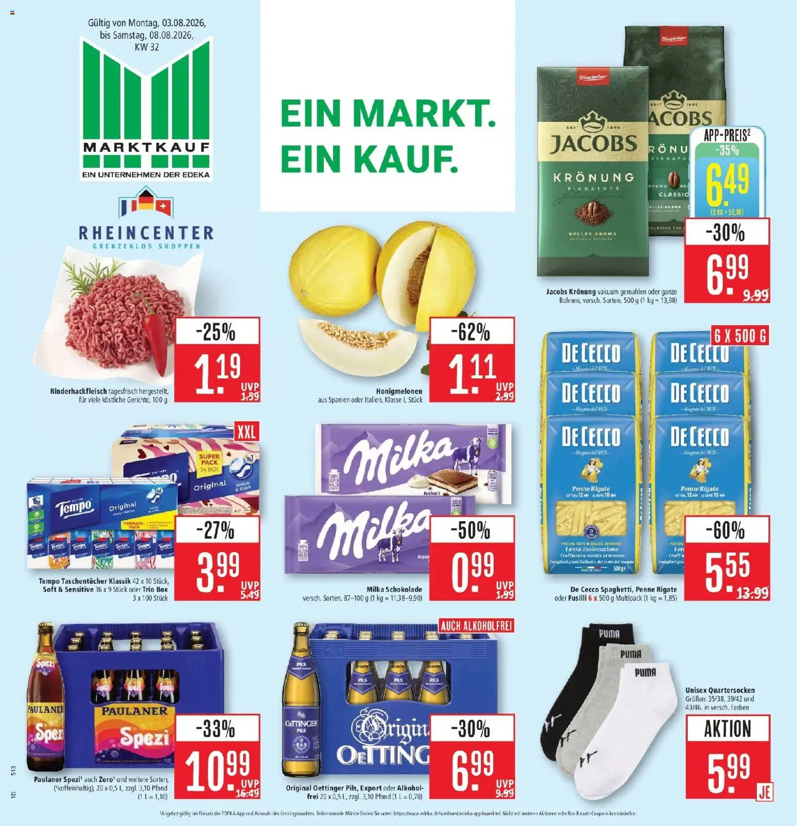 Vorschau von dem Prospekt des Geschäftes Marktkauf, gültig ab dem 03.08.2026