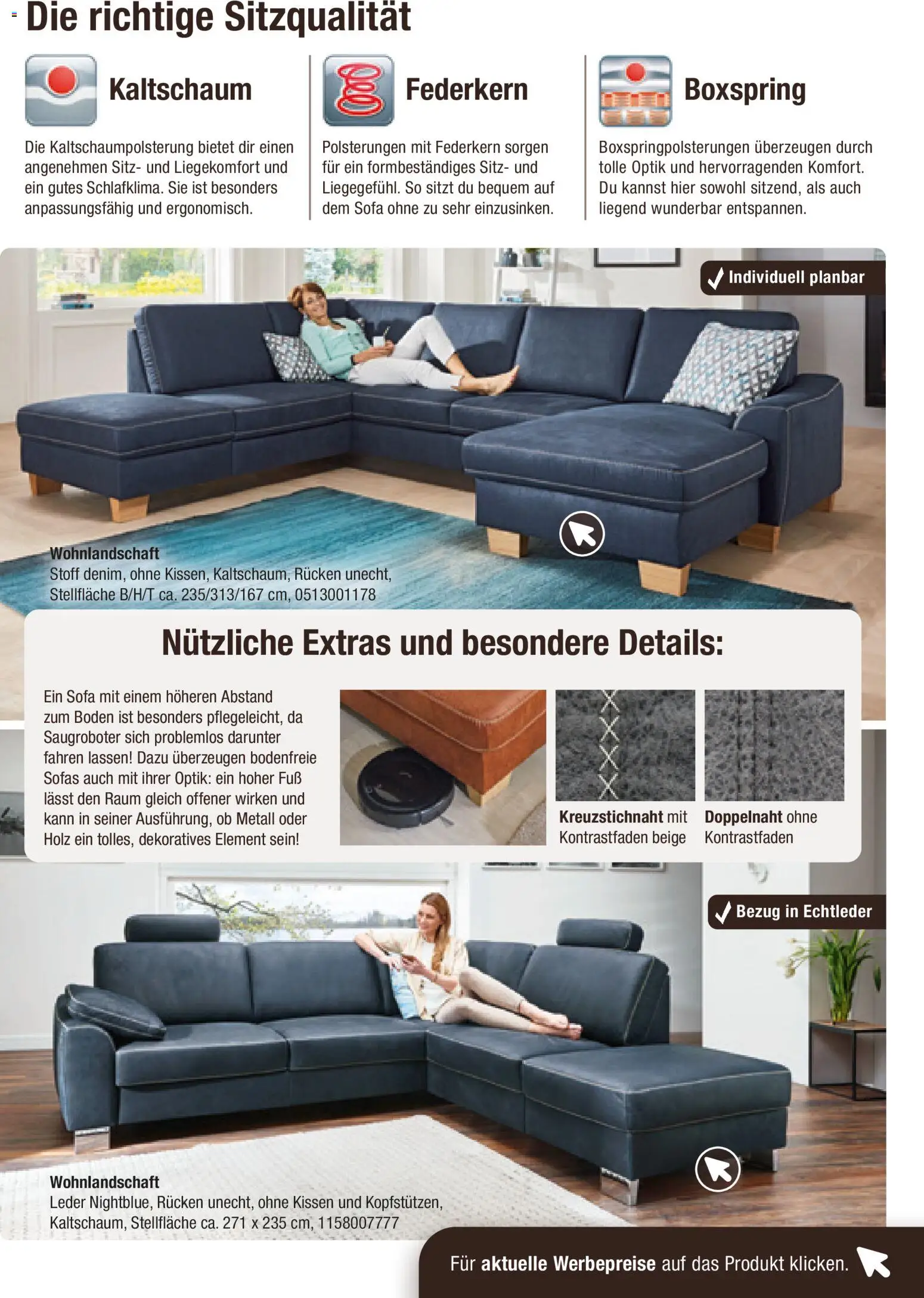 Vorschau von dem Prospekt des Geschäftes Roller, gültig ab dem 30.08.2026 - Sofa, Kissen, Wohnlandschaft