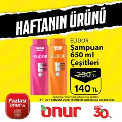 Onur Market Onur Market - Haftanın Ürünü 21.07.2026 - Broşürünün önizlemesi