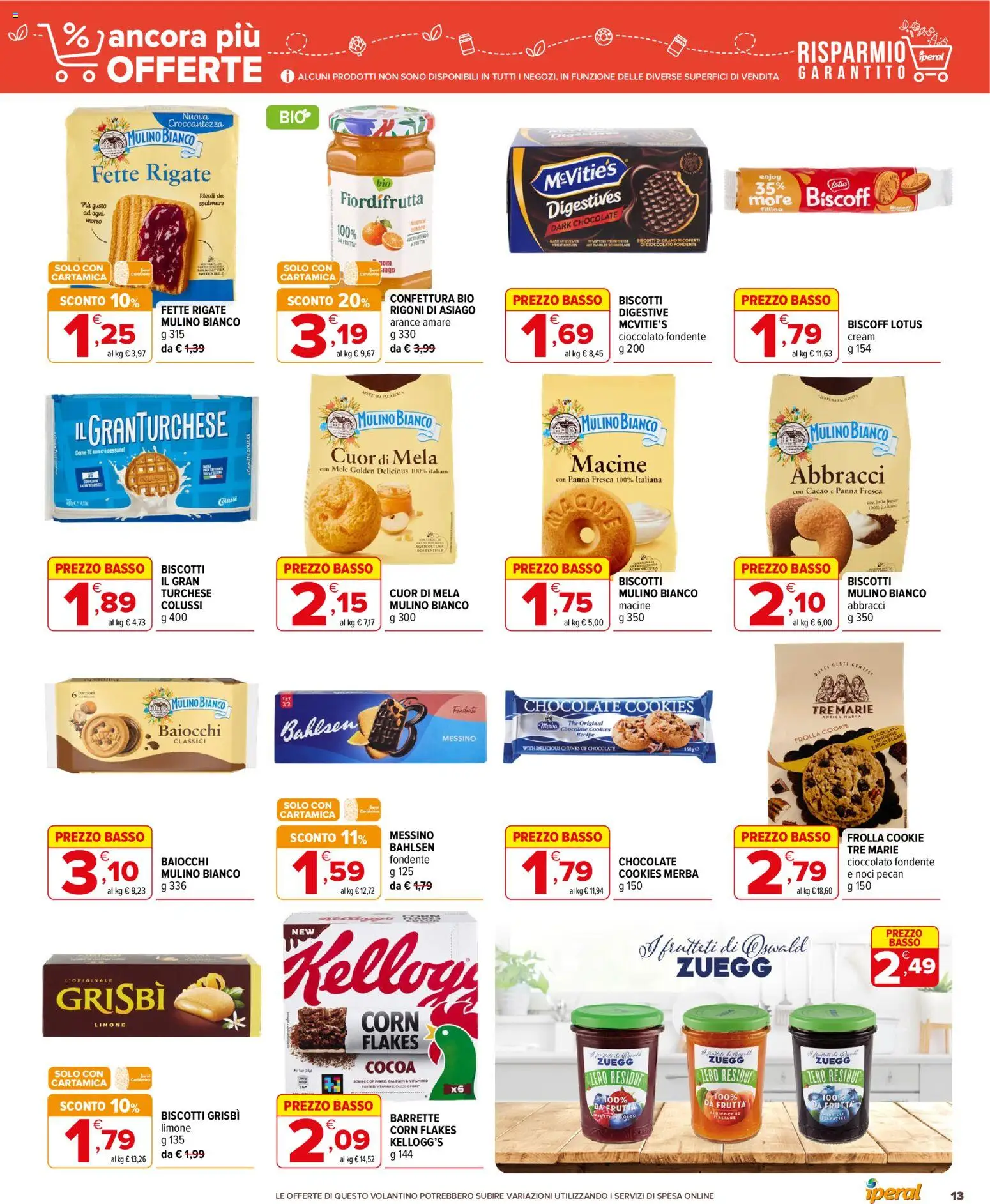 Anteprima dell'opuscolo Iperal volantino Ancora Più Offerte dal negozio Iperal valido da 28/10/2026 - Biscotti, Limone, Noci, Frutta, Noci pecan, Mele, Basso, Tè