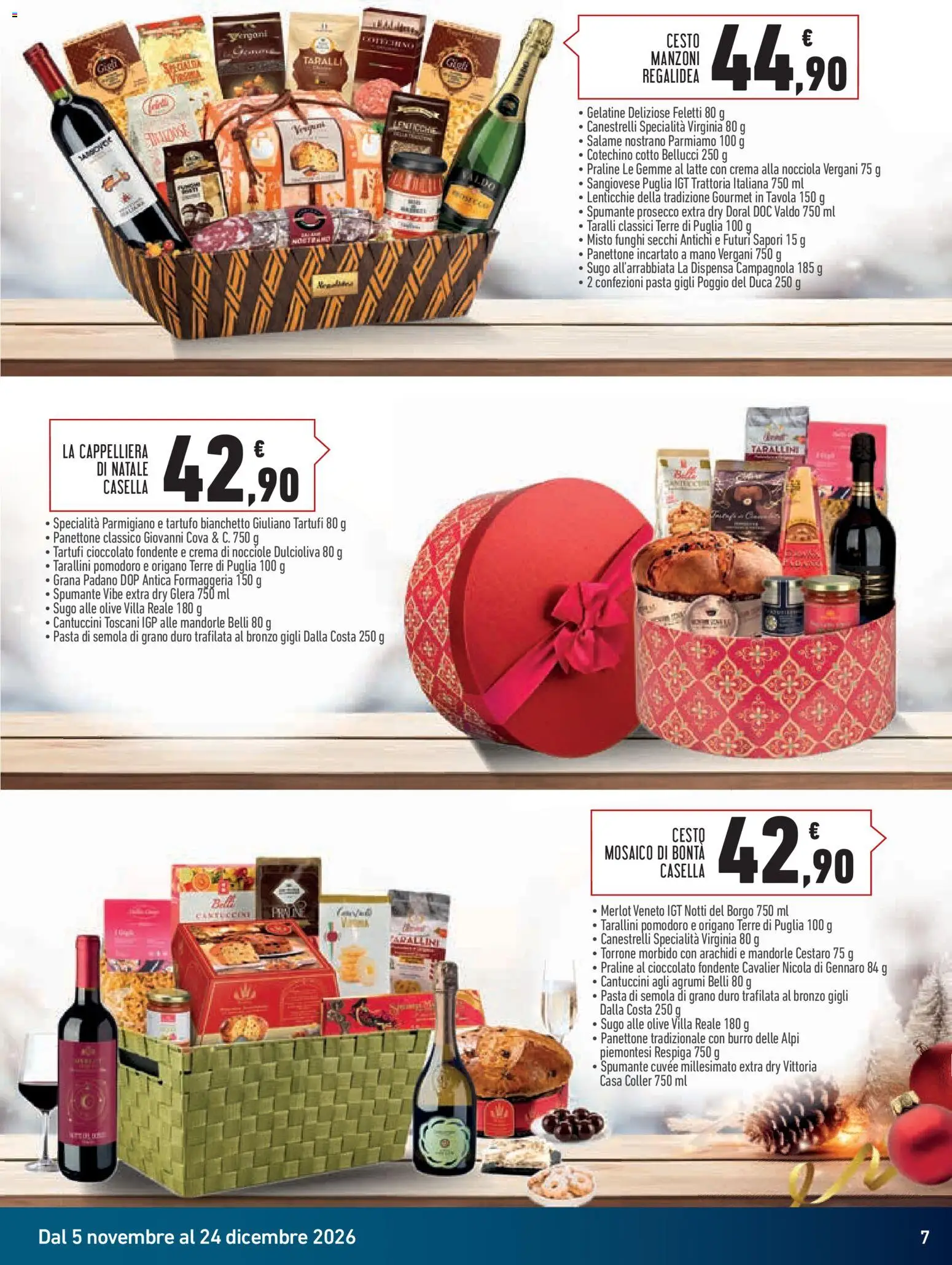 Anteprima dell'opuscolo Conad volantino Superstore Ceste & Vini dal negozio Conad valido da 05/11/2026