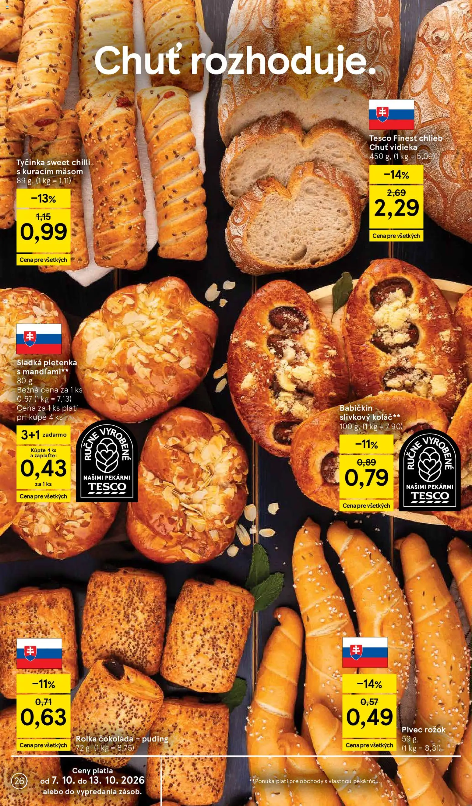 Náhľad Tesco letáku platného od 07.10.2026