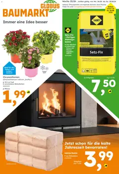 Vorschau von dem Prospekt des Geschäftes Globus Baumarkt, gültig ab dem 24.08.2026