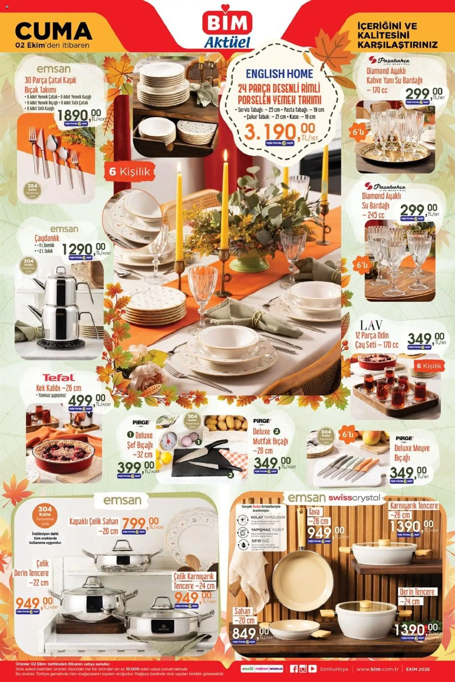 BİM BİM - Katalog Cuma 02.10.2026 - Broşürünün önizlemesi