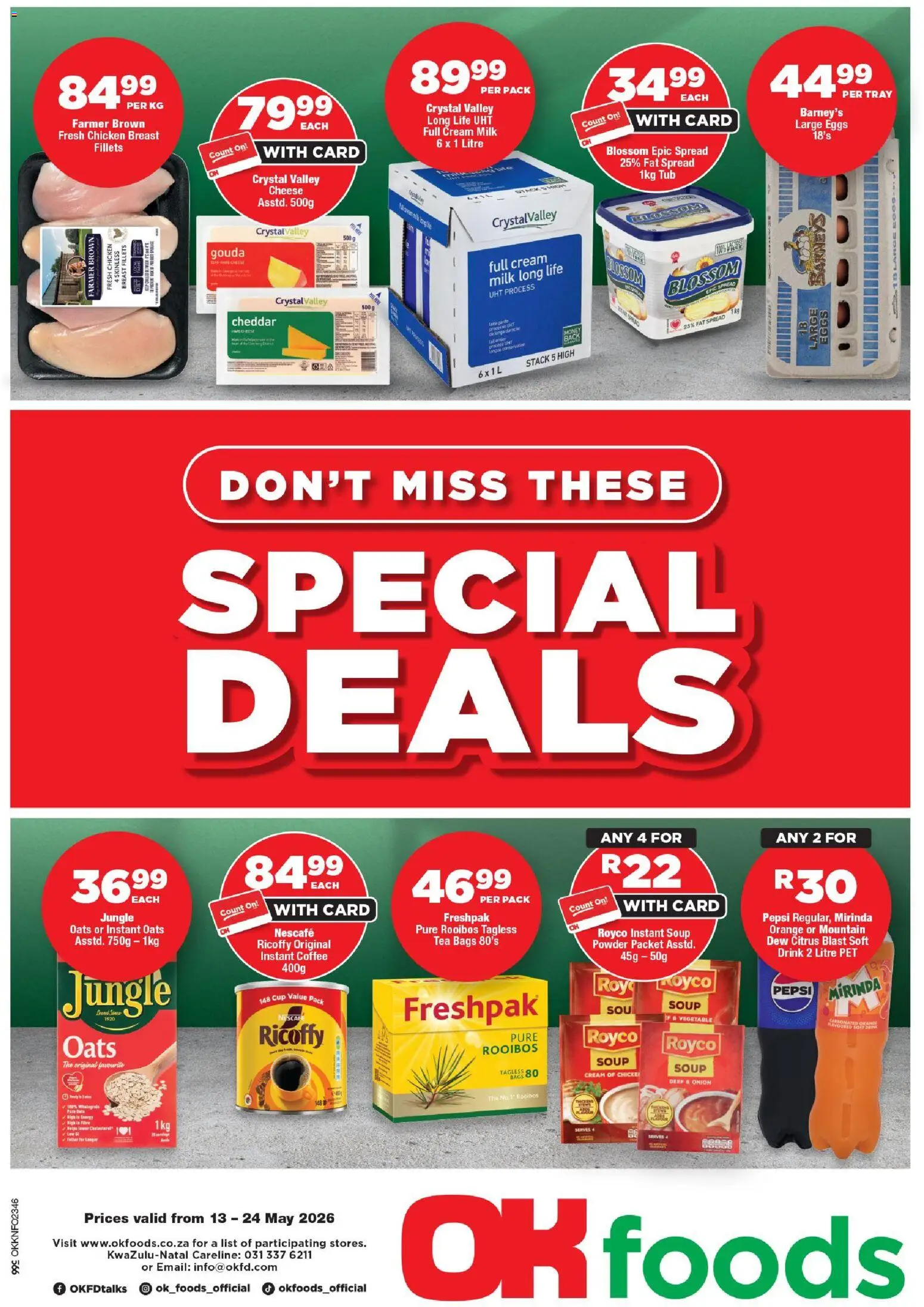 Preview of OK Foods flyer valid from 13/05/2026