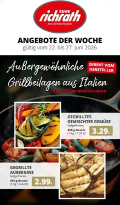Vorschau von dem Prospekt des Geschäftes Rewe, gültig ab dem 21.06.2026