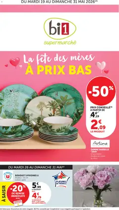 Prévisualisation de bi1 Catalogue la fête des mères du magasin bi1 formulaire valide 19/05/2026