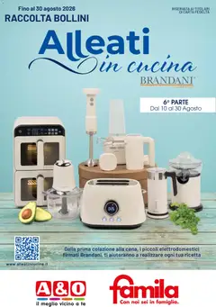 Anteprima dell'opuscolo Famila volantino Grandi Marche Alleati in cucina dal negozio Famila valido da 10/08/2026
